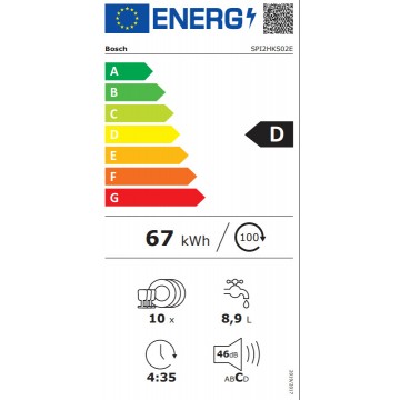Bosch SPI2HKS02E Εντοιχιζόμενο Πλυντήριο Πιάτων με Wi-Fi για 10 Σερβίτσια Π44.8xY81.5εκ. Bosch SPI2HKS02E Εντοιχιζόμενο Πλυντήριο Πιάτων με Wi-Fi για 10 Σερβίτσια Π44.8xY81.5εκ.